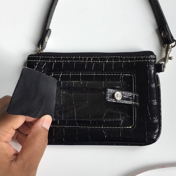 Liz Claiborne Vegan Leather Wristlet - Picture 3 of 6